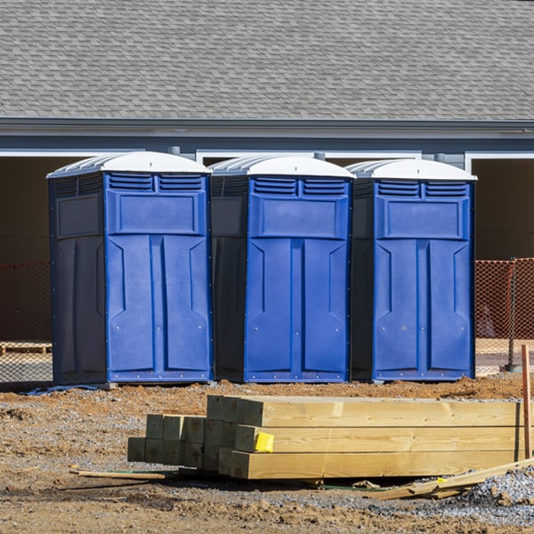 do you offer hand sanitizer dispensers inside the porta potties in Hope